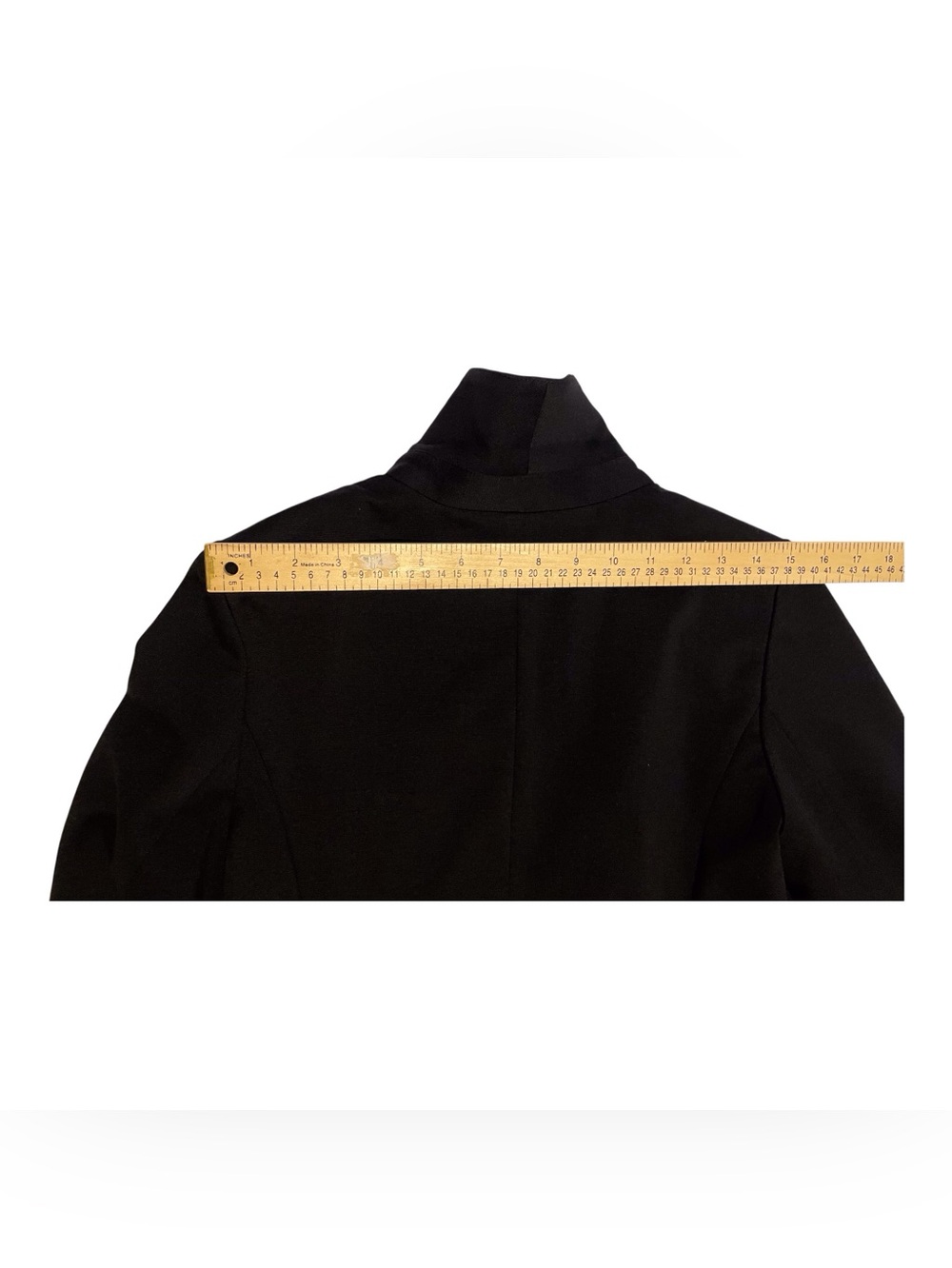 Spiegel Women's Black Knitted Blazer,10 - Picture 6 of 10